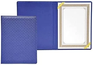 FIS Executive Italian PU Certificate Folder with A4 Certificate and Gift Box