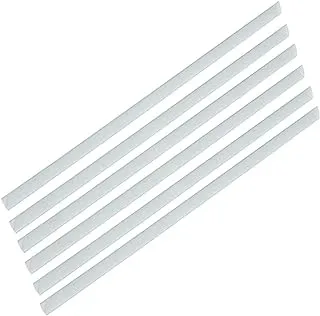 FIS FSPG03-CL 3 mm Plastic Sliding Bar 100-Pieces, 30 Sheets Capacity, Clear