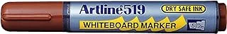 Artline White Board Marker Broad Pack of 12, Dry Safe, Brown, 519 - ARMK519BR