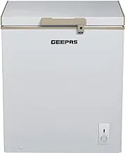 Geepas 145 Liter Chest Freezer with Adjustable Thermostat | Model No GCF1709WSH with 2 Years Warranty
