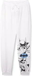 Warner Brothers Batman Hooded Sweatshirt for Senior Boys - White, 9-10 Year