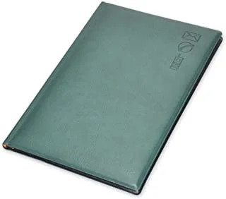 FIS FSADA5EG 50 Sheets English Address Book with Italian PU Cover Gilding, A5 Size