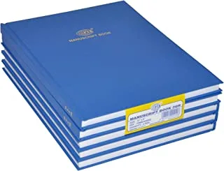 FIS FSMN10X83Q 8mm Single Ruled 144 Sheets Manuscript Book 5-Pack, 3 Quire Size
