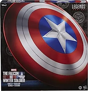 Marvel Legends Series Falcon and Winter Soldier Captain America Premium Role Play Shield Red, for Ages 18 Up Standard, F0764