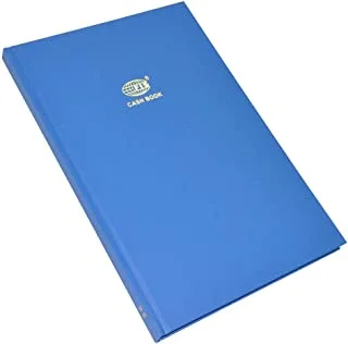 FIS 2 Quire Azure Laid Ledger Paper Cash Book، 210 x 330 mm Size