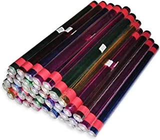 FIS Corrugated Paper Roll 48-Pieces, 50 cm x 70 cm Size, Multicolour