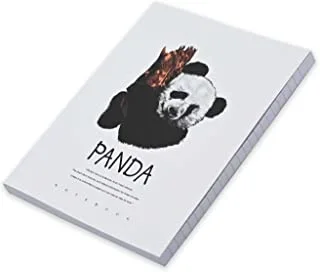 FIS FSNBSCA596-PAN5 96 Sheets Panda Design Cover Notebook, A5 Size