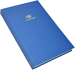 FIS FSACLTC4Q73 4 Quire Azure Laid Paper Ledger Book, 210 mm x 330 mm Size, Blue