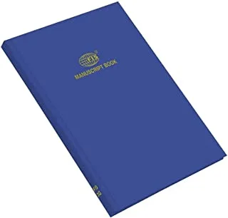 FIS 5mm Square Lines 96 Sheets Manuscript Book, 210 mm x 330 mm Size, Blue