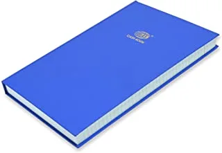 FIS FSACCDC4Q73 4 Quire Azure Laid Ledger Paper Cash Book، 210 x 330 mm Size، Blue