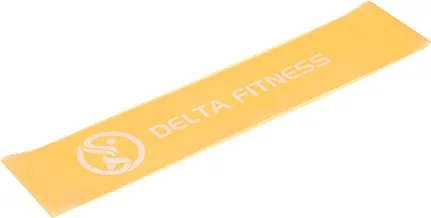 Delta Fitness Mini Band, 50 cm Length x 5 cm Width x 0.04 cm Thickness