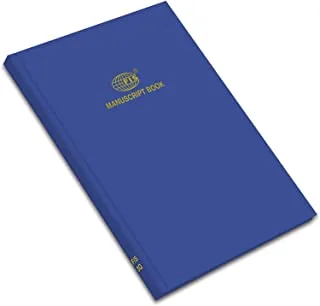 FIS 8mm Single Ruled 144 Sheets Manuscript Book, 210 mm x 330 mm Size, Blue