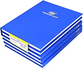 FIS FSMN9X73Q 8mm Single Ruled 144 Sheets Manuscript Book 5-Pack, 3 Quire Size