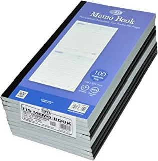 FIS NCR Paper Memo Book 10-Pieces Set, 145 x 276 mm Size