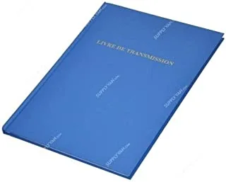 FIS French Language Livre de Transmission Book, 80 Sheets, 215 mm x 335 mm Size, Blue