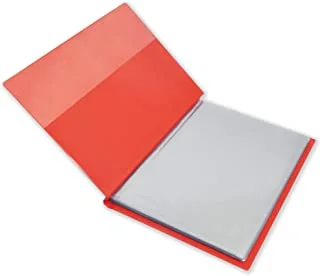 FIS FSDA36A4RE 36-Pockets A4 Display Book, Red