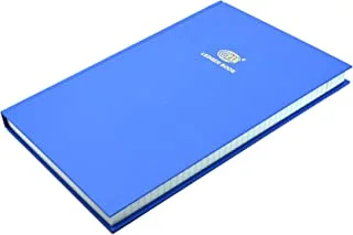 FIS FSACLTC3Q82 3 Quire Azure Laid Paper Ledger Book، 210 mm x 330 mm Size Blue