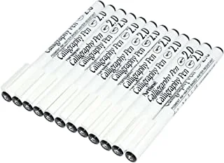 قلم خط 12 قطعة من ارتلاين ARFPAR242BK ، أسود