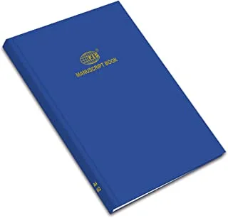 FIS 5mm Square Lines 288 Sheets Manuscript Book, 210 mm x 297 mm Size, Blue