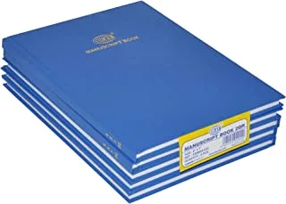 FIS FSMN9X72Q 8mm Single Ruled 96 Sheets Manuscript Book 5-Pack, 2 Quire Size
