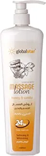 Global Star Honey and Vanilla Massage Lotion 1000 ml