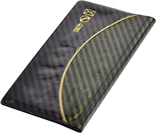 FIS FSAD9X17AGN 52 Sheets Arabic Address Book with PVC Cover Gilding, 90 mm x 170 mm Size