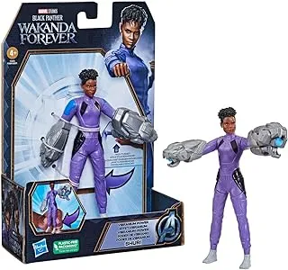 Marvel Studios' Black Panther Wakanda Forever Vibranium Power Shuri, 6-Inch Action Figure, Toy for Kids Ages 4 and Up