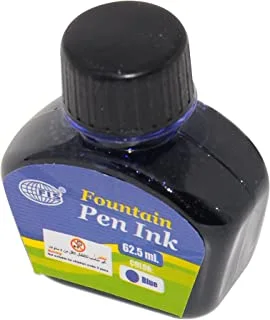 FIS FSIK020PBL Fountain Pen Ink, 62.5 ml, Blue
