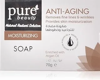 Pure Beauty Anti Aging Moisturizing Glycerine Soap, White