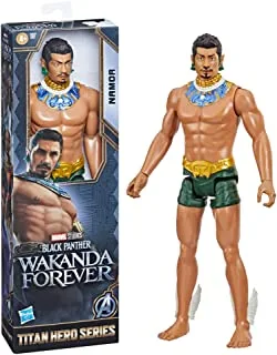 Marvel Studios' Black Panther: Wakanda Forever Titan Hero Series Namor Toy, 12-Inch-Scale Action Figure, Toys Kids Ages 4 and Up