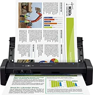 Epson Workforce DS-360W Portable scanner with Wi-Fi and battery