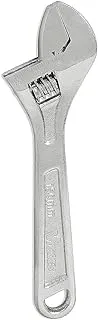 VTOOLS 6 Inch Cabon Steel Adjustable Wrench, Extra Wide Jaw Opening, Heat Treated Chrome Plated Drop Forged, VT2173