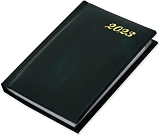 دفتر مذكرات للجيب من اف اي اس 2023 ، فينيل انكليزي ، 1 مبطّن جانبي ، اخضر - FSDI10EN23GR
