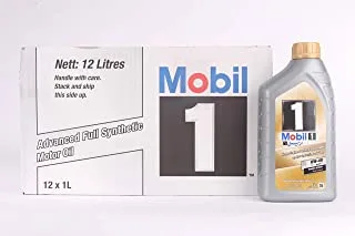 MOBIL 1 (0W40) Cartoon (12can x1LTR) (Mobil One 0W40 Carton (12 * 1 Liter