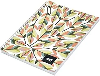 FIS LINBA41807S Single Line 100 Sheets Spiral Cover Notebook 10-Pieces, A4 Size