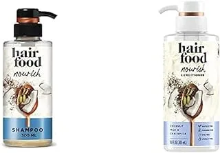 Hair Food Sulfate Free Nourishing Shampoo and Conditioner with Coconut Milk and Chai Spice, 2 x 300 ml