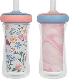 The First Years - Insulated Straw Cup - Pack of 2 - Pink