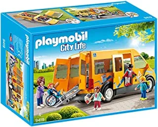 Playmobil City Life 9419 School Van للأطفال من سن 4+