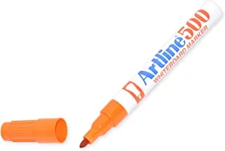 قلم سبورة بيضاء من ارتلاين ، 12 قطعة ، برتقالي ، 500 - ARMK500OR