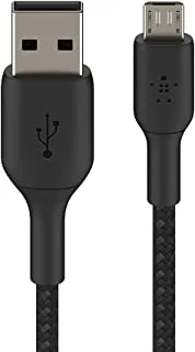 كابل Belkin BOOST CHARGE ™ Micro-USB إلى USB-A_Braided ، 1 متر ، أسود