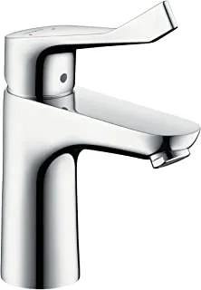 HANSGROHE- FOCUS  SINGLE LEVER BASIN MIXER 100 WITH POP-UP WASTE SET AND EXTRA LONG HANDLE CHROME