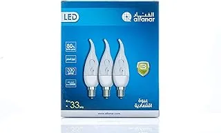 Alfanar WW 4W LED Candle - (3 Pcs Economy Pack) ENERGY EFFICIENT