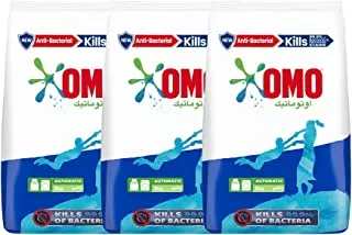 Omo Laundry Powder Detergent For Top Load and Front Load Machine, Automatic, for unbeatable stain removal, 15kg (3 x 5kg)