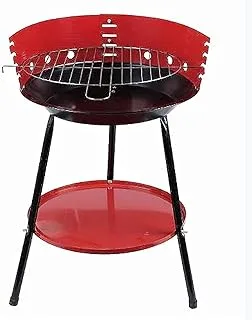 Sahare Steel Small Portable Smoker Bbq / Charcoal Grill With Wind Shield , Multi Layer , ( Bbq008 ) Multi Layer Compact Portable Bbq Grill