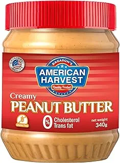 American Harvest Creamy Peanut Butter 340 g