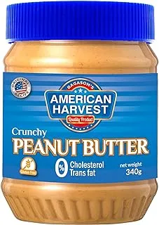 American Harvest Crunchy Peanut Butter 340 g
