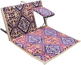 Traditional Arabic Foldable Ground Chair With Armrest And Fully Adjustable Backrest, Perfect For Trips Picnic Camping And Outdoor Enjoyment Arabic Portable Chair Comfortable And High Quality