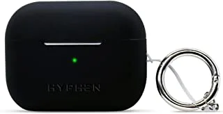 Hyphen Apple Pro 2nd Gen Air Pods Silicon Case, Black