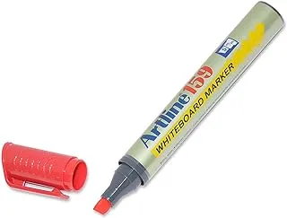 أرتلاين قلم سبورة بيضاء عريضة ، 12 قلم ، أحمر ، 159 - ARMK159RE