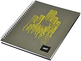 دفتر ملاحظات من FIS LINBS1081806 ذو سطر واحد يحتوي على 100 ورقة ذات غلاف صلب حلزوني 5 قطع ، مقاس 10 بوصات × 8 بوصات